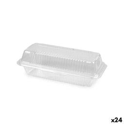 Herbruikbare voedselbakjes Algon OPS 22 x 11 x 7 cm (3 Onderdelen) (24 Stuks)