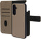 Mobiparts Galaxy A35 - 2 in 1 Wallet Case - Echt leer met uitneembare backcover - Taupe (2024)