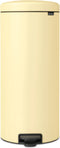 Brabantia NewIcon - Pedaalemmer - 30 liter - Mellow Yellow