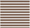 vidaXL - Zebra - rolgordijn - 155x100 - cm - stofbreedte - 150,9cm - polyester - bruin