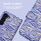 iMoshion Hoesje Geschikt voor Samsung Galaxy S23 Hoesje Met Pasjeshouder - iMoshion Design Bookcase smartphone - Meerkleurig / White Blue Stripes