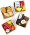 Melissa & Doug Voedselgroepen - Houten speelgoedeten met 21 stuks en 4 kratjes - Leerzaam fantasiespel (set van 21)