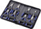 Bruder Mannesmann Tangen set 8-delig in etui - antislip greep - geslepen kop - 10 tot 14,5 cm