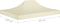 vidaXL - Partytentdak - 270 - g/m² - 4,5x3 - m - crèmekleurig
