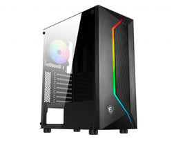 MSI MAG Vampiric 100R - ATX Tower - Tempered Glass - Mesh Front Panel