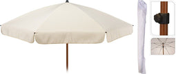 Ambiance Verstelbare Tuinparaplu - Tuinparasol 200 cm - Waterdicht - Crème