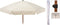 Ambiance Verstelbare Tuinparaplu - Tuinparasol 200 cm - Waterdicht - Crème