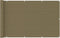 vidaXL - Balkonscherm - 120x400 - cm - HDPE - taupe