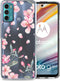 iMoshion Hoesje Geschikt voor Motorola Moto G60 Hoesje Siliconen - iMoshion Design hoesje - Roze / Blossom Watercolor