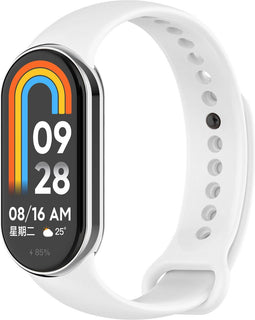 imoshion Siliconen bandje - Geschikt voor Xiaomi Smart Band 8 / 9 - Wit