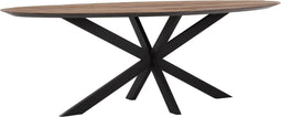 DTP Home Dining table Shape oval,78x240x110 cm, recycled teakwood