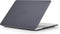 Lunso Geschikt voor MacBook Air 13 inch M1 (2020) cover hoes - case - Mat Zwart