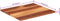 vidaXL - Tafelblad - 25-27 - mm - 70x80 - cm - massief - acaciahout