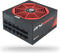 Chieftec Chieftronic PowerPlay - Voeding 1050W 80 PLUS Platinum - Zwart Rood