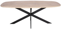 StarFurn Eettafel Ferris Eiken Deens Ovaal 200cm Naturel