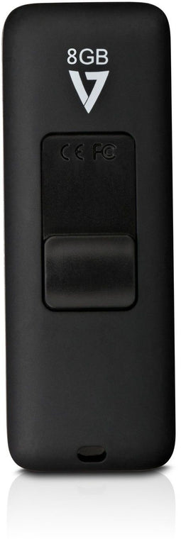 V7 USB 2.0 Flash Drive - 8GB - Inklapbaar - Zwart