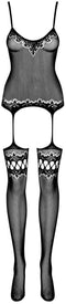 Obsessive Bodystocking - Erotische Body - One Size - Zwart