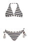 Snapper Rock - Bikini - UPF 50+ UV bescherming - Blauw/Wit - Maat 104-110