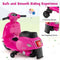 Coast Vespa - Kinder Elektrische Motorfiets 6V 30W - LED-koplamp Roze