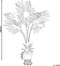 Beliani FAN PALM - Kunstplant - Groen - Kunststof