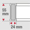 BMI 694040E 694040E Metalen waterpas 40 cm 0.5 mm/m