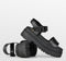 PS Poelman Korios - Dames Sandalen - Chunky - Zwart - Maat 37