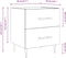 vidaXL - Nachtkastje - 40x35x47,5 - cm - bewerkt - hout - hoogglans - wit