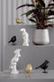 Present Time Ornament Toucan - Decoratief Object - Keramiek Mat Wit - 23cm