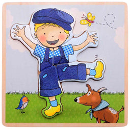 Jouéco® Fien & Teun - Puzzel Teun - Educatief spel