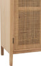 J-Line kast 2 Deuren Paulownia - rotin - naturel