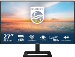 Philips 1000-serie 27E1N1600AE - Monitor 27" - Quad HD 2560x1440 - 100Hz - Zwart