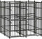 vidaXL - Hondenkennel - 3,69 - m² - staal