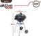 Kolenbarbecue met wielen Aktive Zwart 46 x 89 x 46 cm