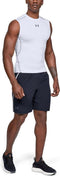Under Armour HG Armour Sporttop - Compressie - Wit - Maat XL