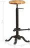 vidaXL - Barstoelen - 2 - st - massief - mangohout