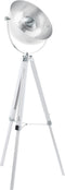 EGLO Covaleda - Vloerlamp - H 164 cm - Driepoot - Wit/Zilver