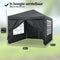 Brixy Partytent - Paviljoen - Easy Up - Opvouwbaar - Met Zijwanden - Waterdicht - Met Draagtas - 300