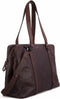 Leren Laptop Schoudertas - Kansas - Brandy Cognac