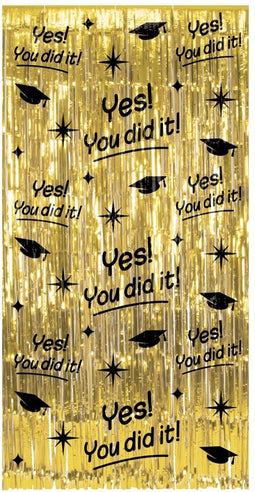 Classy party curtain you did it | 6 stuks