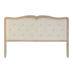 Hoofdbord DKD Home Decor Beige Rubberwood 160 x 10 x 120 cm