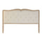 Hoofdbord DKD Home Decor Beige Rubberwood 160 x 10 x 120 cm