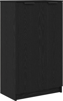 vidaXL - Schoenenkast - Zwart - Eiken - 59x35x100 - cm - Hout