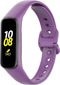 iMoshion Bandje Geschikt voor Samsung Galaxy Fit 2 - iMoshion Siliconen band inkliksysteem gekleurd knoopje - Paars