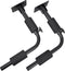Twinny Load - Dakkoffer Muurbeugel - Staal 32 x 26 cm - Zwart (2 stuks)