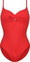 CYELL Scarlett - Dames Badpak - Overslag look - Rood - Maat 75D