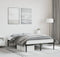 vidaXL - Bedframe - metaal - zwart - 140x190 - cm
