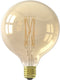 Calex Filament LED Lamp - G125 Vintage Lichtbron - E27 - Goud - Warm Wit Licht - Dimbaar