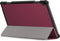 3-Vouw sleepcover hoes - Geschikt voor Lenovo Tab P10 - Bordeaux Rood