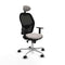 Jorquera Piqueras y Crespo 1D086N1 - Bureaustoel met hoofdsteun - Verstelbare hoogte - Wit