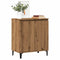 vidaXL - Dressoir - 60x35x70 - cm - bewerkt - hout - artisanaal - eikenkleur